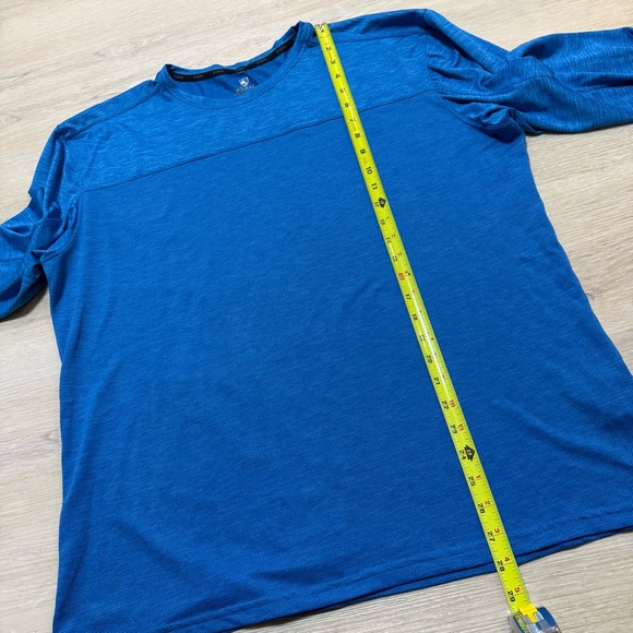 Kuhl Engineered Crew Vibrant Blue Men’s Long Sleeve Tee XXL Hiking Outdoor - Picture 5 of 12